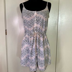 Victoria's Secret Cotton Dress, Button Up & Tie Front, With Pockets, Size Small